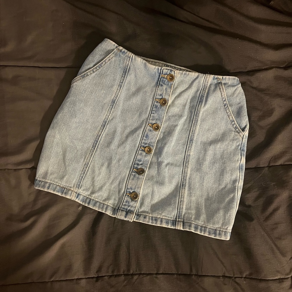 Denim Mini Skirt